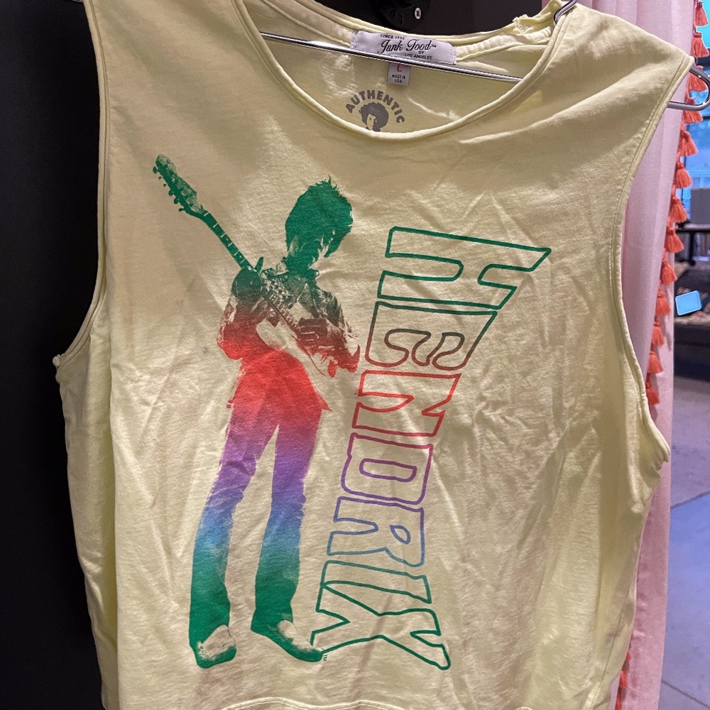 Jimi Hendrix Cut Off Tank
